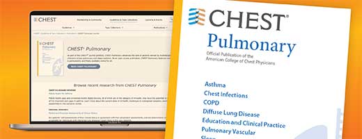 CHEST Pulmonary on laptop